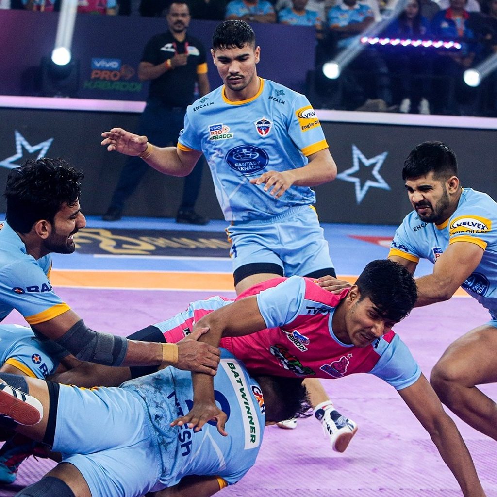 Pro Kabaddi Season 9: U.P. Yoddhas beat Jaipur Pink Panthers 34-32