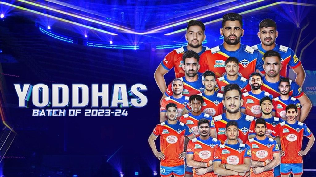 Pro Kabaddi Season 10: U.P. Yoddhas’ Class Of 2023-24